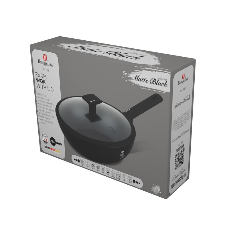 Load image into Gallery viewer, Berlingerhaus wokpan met deksel 28cm