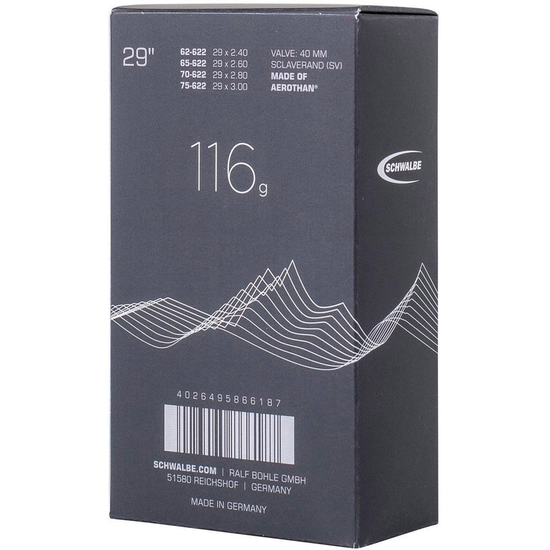Load image into Gallery viewer, Schwalbe Binnenband AerothanFV SV19FE 62 75-622 IB SV 40mm (1st)
