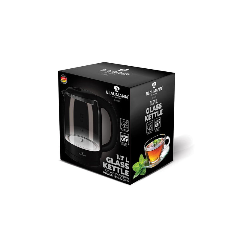 Load image into Gallery viewer, Blaumann black silver waterkoker
