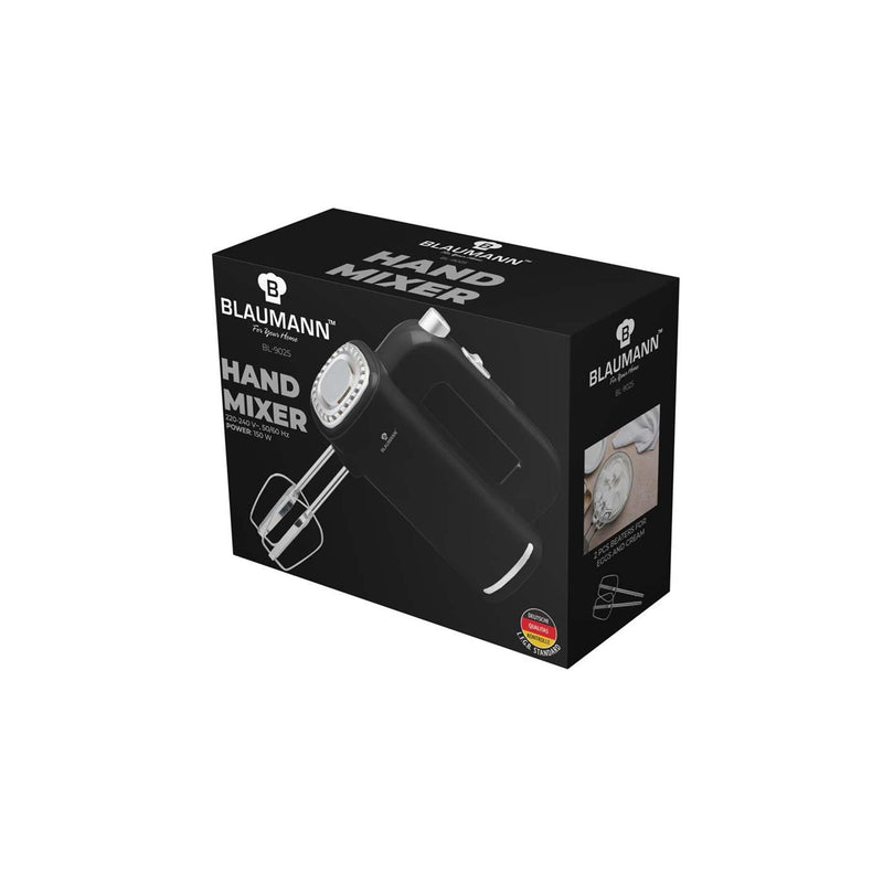 Load image into Gallery viewer, Blaumann black silver handmixer
