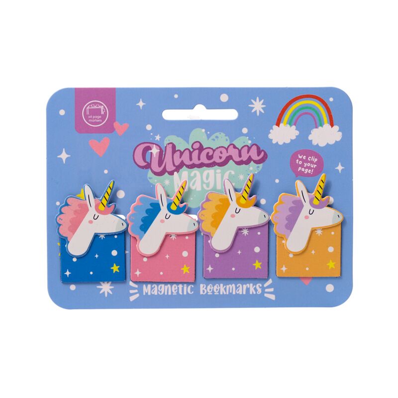 Chargez l'image dans la visionneuse de la galerie, Unicorn magic shaped magnetische boekenlegger set