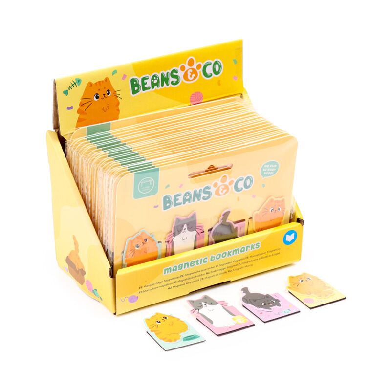 Laden Sie das Bild in Galerie -Viewer, Beans co katten magnetische boekenlegger set