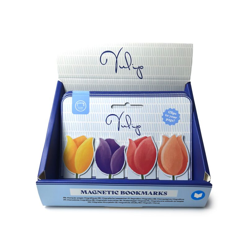 Cargue la imagen en el visor de la galería, Tulpen magnetische boekenlegger set