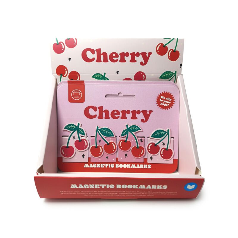 Laden Sie das Bild in Galerie -Viewer, Kersen magnetische boekenlegger set cherry