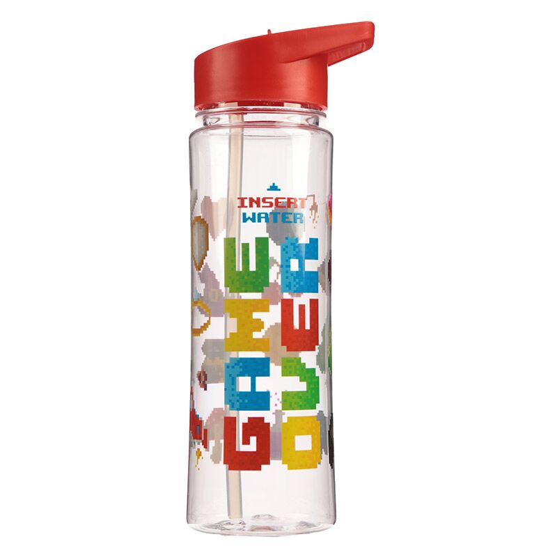 Cargue la imagen en el visor de la galería, Game over duurzame 550ml waterfles flip straw