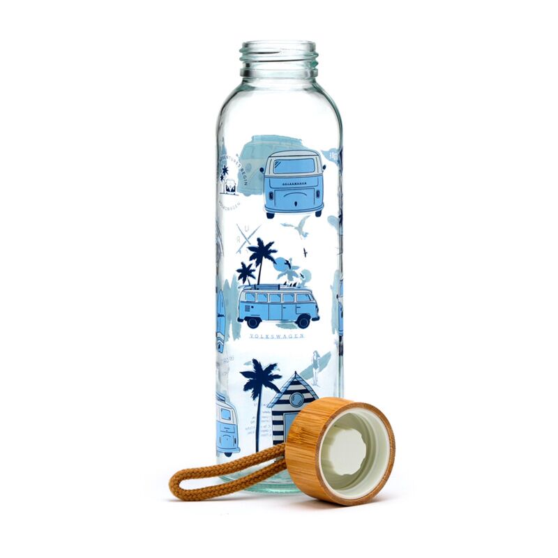 Cargue la imagen en el visor de la galería, Vw t1 volkswagen busje explore 500ml duurzame glazen waterfles
