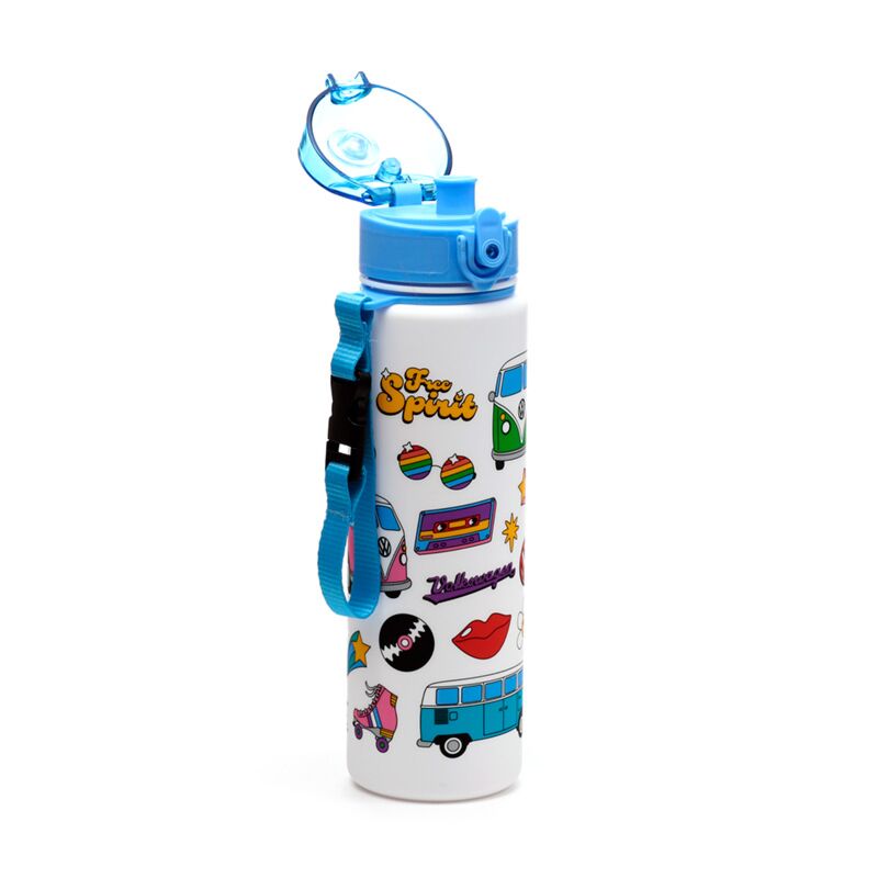 Cargue la imagen en el visor de la galería, Volkswagen busje vw t1 retro pop top 600ml ecozen drinkfles