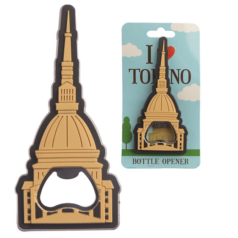 Load image into Gallery viewer, I heart torino mole magnetische pvc flesopener
