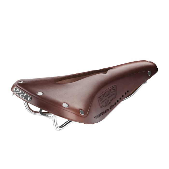 Cargue la imagen en el visor de la galería, Brooks b17 carved - antic brown