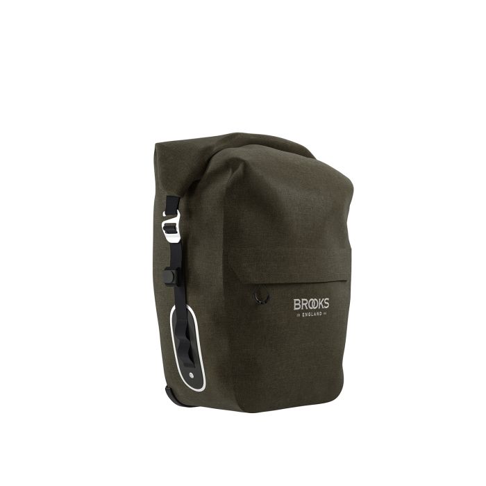 Cargue la imagen en el visor de la galería, Brooks scape pannier - large (18-22l) - mud green