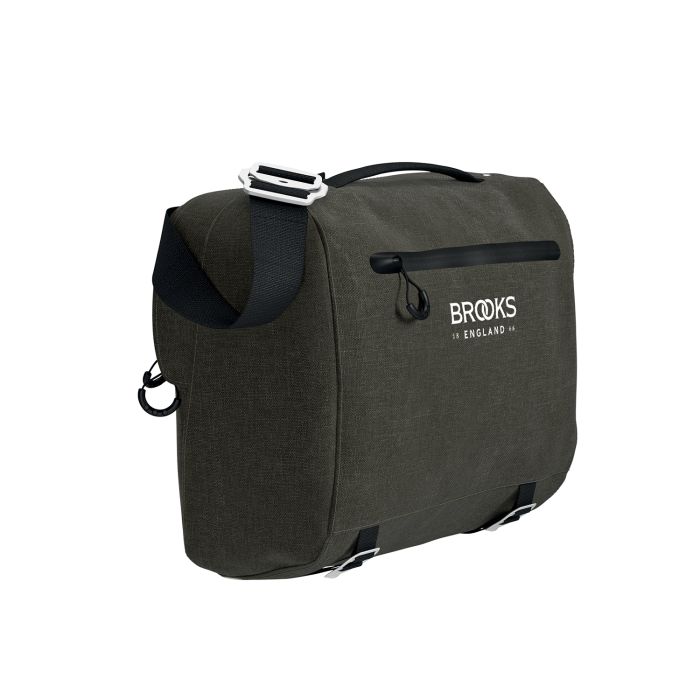 Load image into Gallery viewer, Brooks scape handlebar compact bag (10l) - mud green