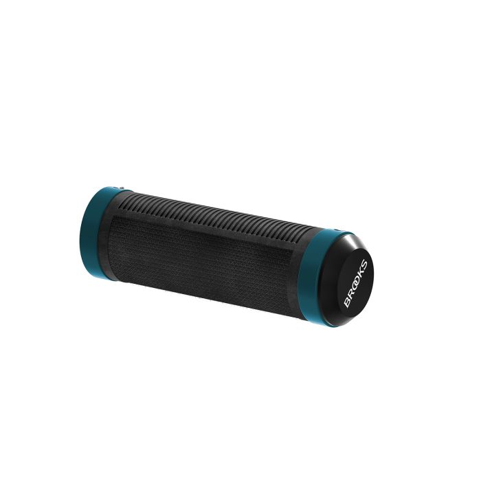 Laden Sie das Bild in Galerie -Viewer, Brooks rubber grips (100+130mm) - black octane