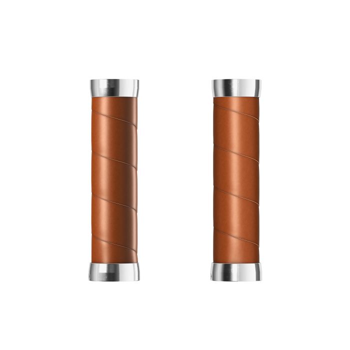 Afbeelding laden in galerijviewer, Brooks slender leather grips (130+130mm) - honey