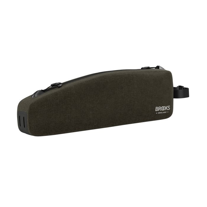 Afbeelding laden in galerijviewer, Brooks scape top tube bag long (1,5l) - mud green