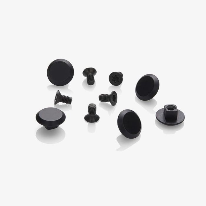 Afbeelding laden in galerijviewer, Brooks aluminium threated rivets for cambium - black anodised (5 pieces)