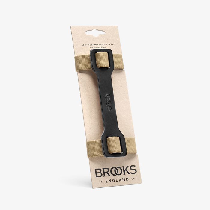 Laden Sie das Bild in Galerie -Viewer, Brooks leather portage strap - black