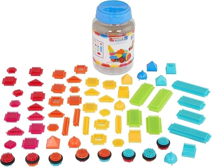 Load image into Gallery viewer, Bristle blocks in pot 80 delig
