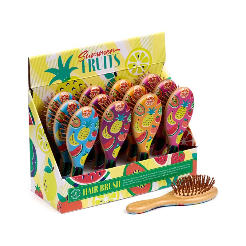 ギャラリービューアに画像をロードする, Zomer fruit bamboe haarborstel