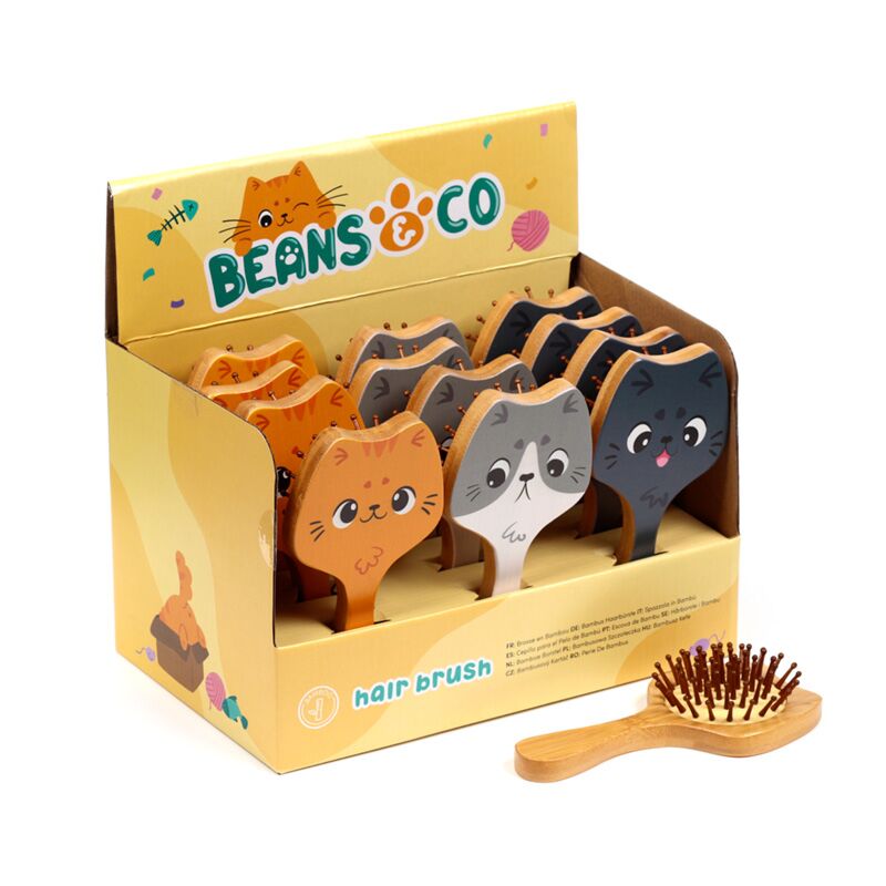 ギャラリービューアに画像をロードする, Beans co katten bamboe haarborstel