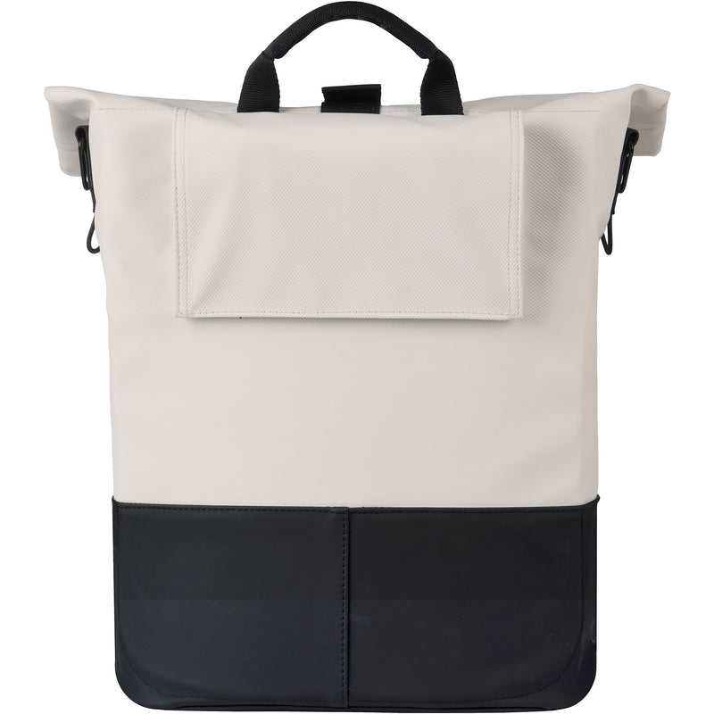Load image into Gallery viewer, Basil b.v. tas basil cove shopper wit zwart | mik hooks | 16l
