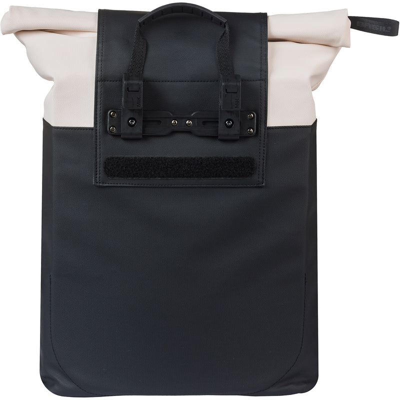 Load image into Gallery viewer, Basil b.v. tas basil vive shopper wit zwart | mik hooks | 20l
