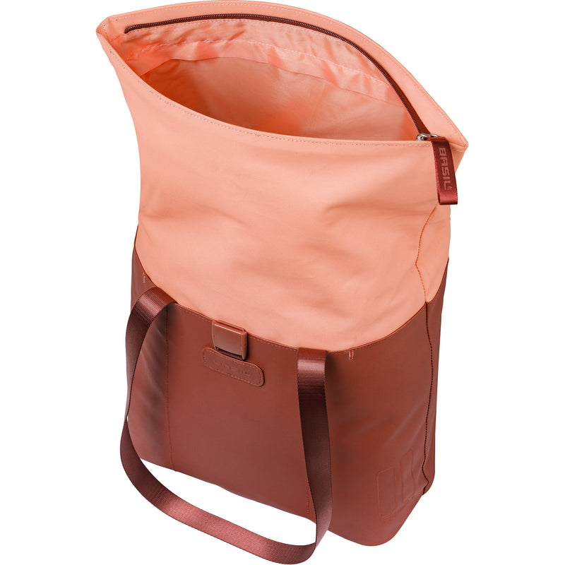 Load image into Gallery viewer, Basil b.v. tas basil vive shopper bordeaux roze | mik hooks | 20l