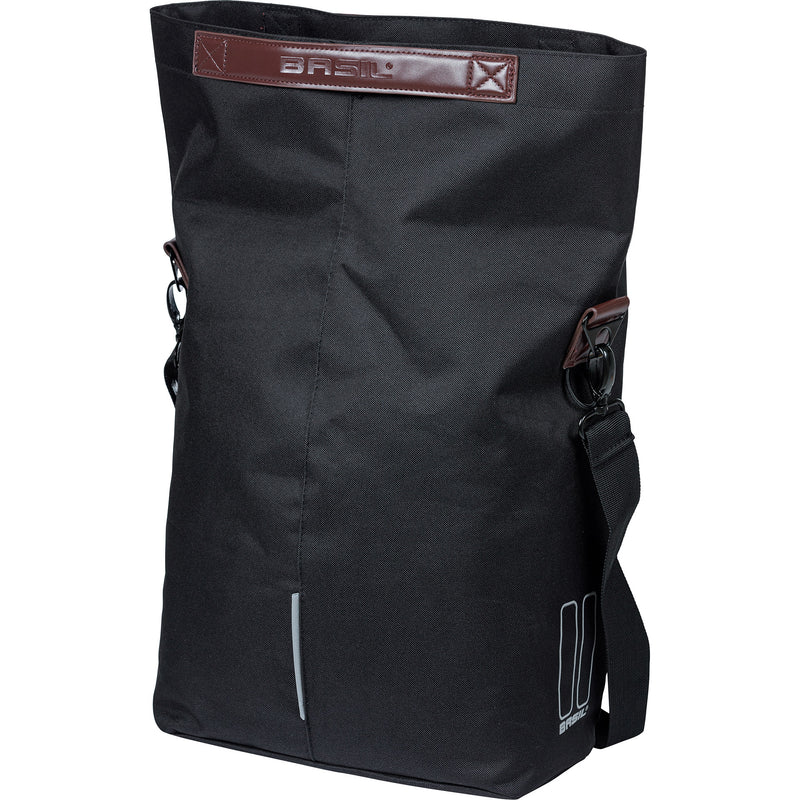 Afbeelding laden in galerijviewer, Basil tas city shopper zwart | mik hooks | 16l