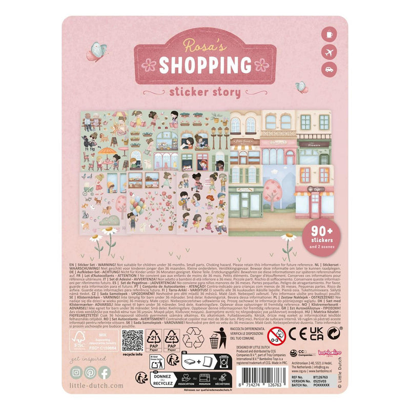 Load image into Gallery viewer, Little dutch stickervellen rosa's winkeltje