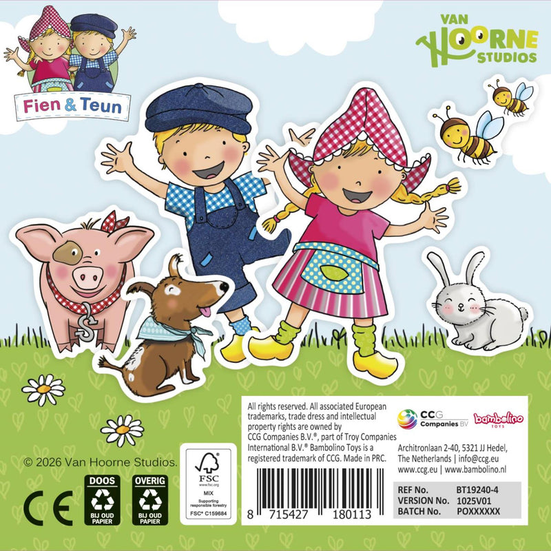 Afbeelding laden in galerijviewer, Fien teun sticker set