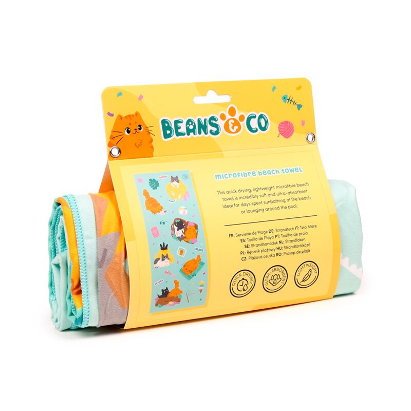 ギャラリービューアに画像をロードする, Beans co katten microvezel strandhanddoek