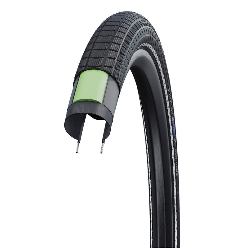Afbeelding laden in galerijviewer, Buitenband Schwalbe 27.5-2.00(50-584) Big Ben Plus performance zw R