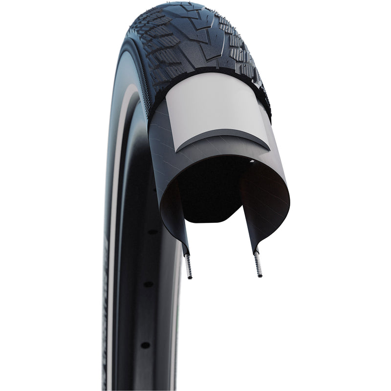 Afbeelding laden in galerijviewer, Schwalbe buitenband Road Cruiser Plus 20 x 1.75 zw refl