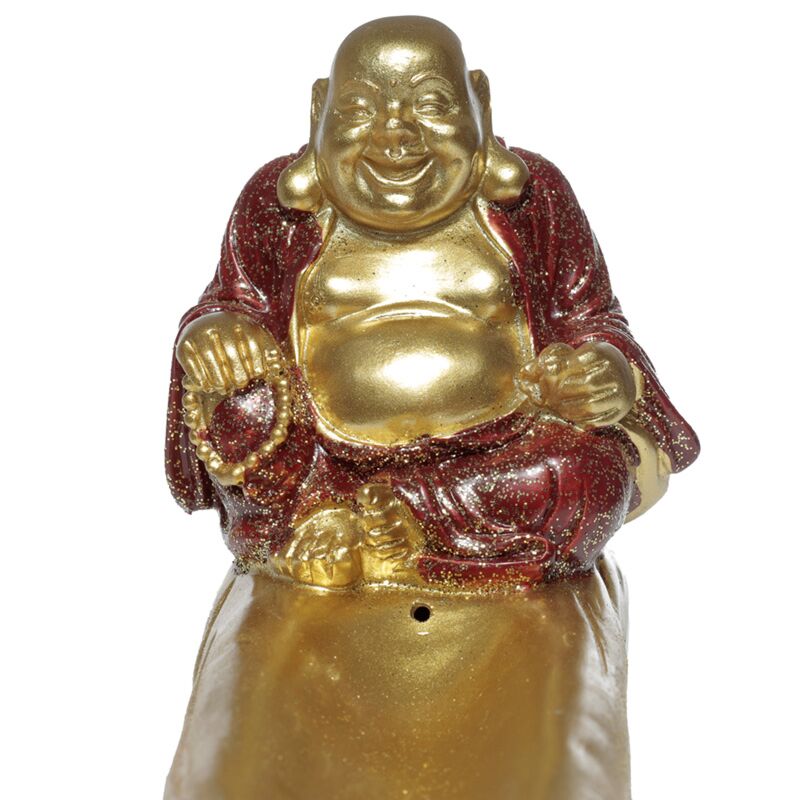 Laden Sie das Bild in Galerie -Viewer, Mini glitter chinese lachende boeddha wierookhouder