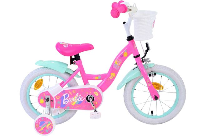 Load image into Gallery viewer, Barbie kinderfiets - meisjes - 14 inch - roze