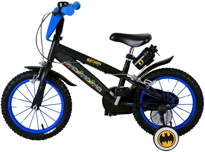 Load image into Gallery viewer, Batman Kinderfiets Jongens 14 inch Zwart Twee handremmen