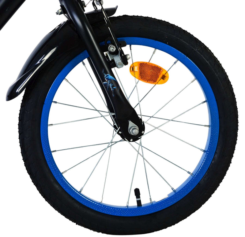 Afbeelding laden in galerijviewer, Volare batman kinderfiets - jongens - 16 inch - zwart - 2 handremmen