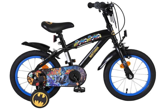 Load image into Gallery viewer, Batman kinderfiets - jongens - 14 inch - zwart - twee handremmen