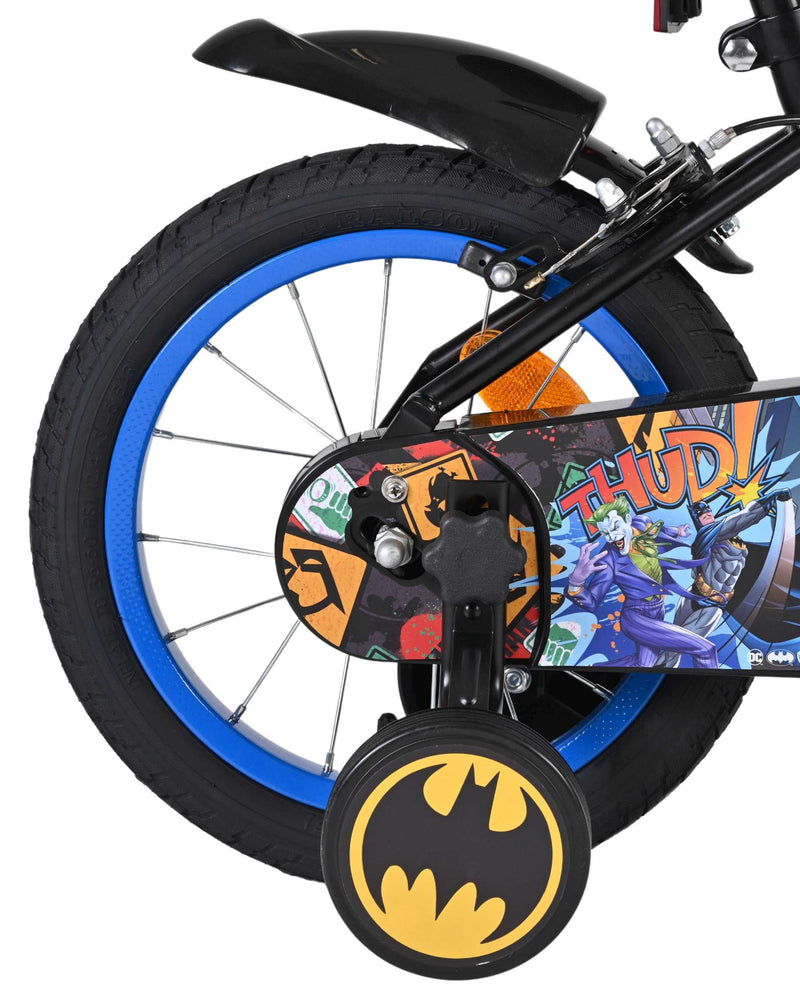 Load image into Gallery viewer, Batman kinderfiets - jongens - 14 inch - zwart - twee handremmen