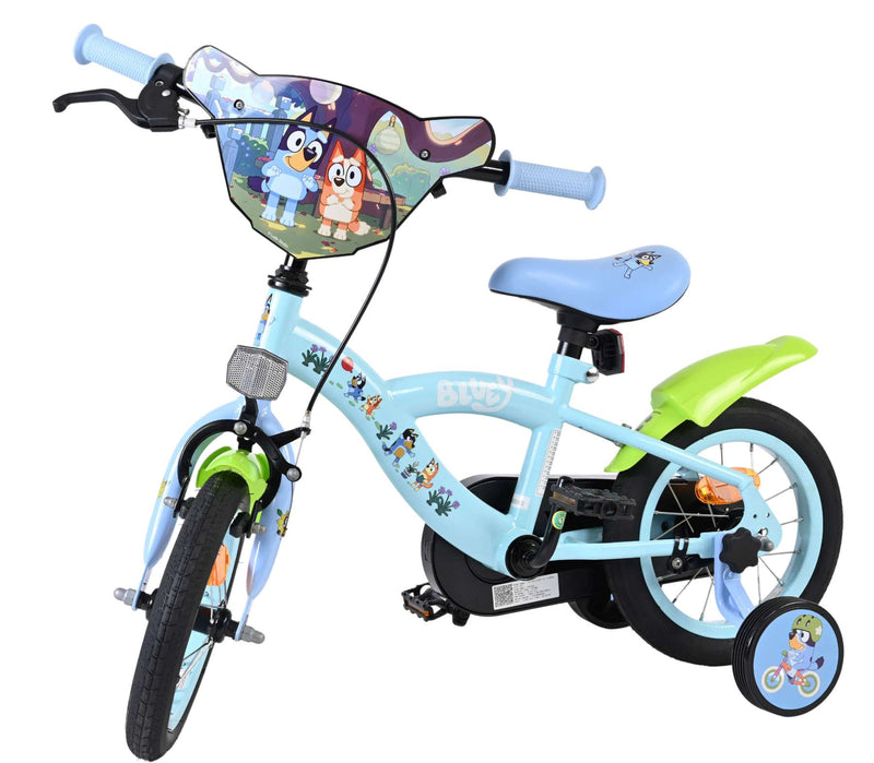 Load image into Gallery viewer, Bluey kinderfiets - uni- 12 inch - blauw