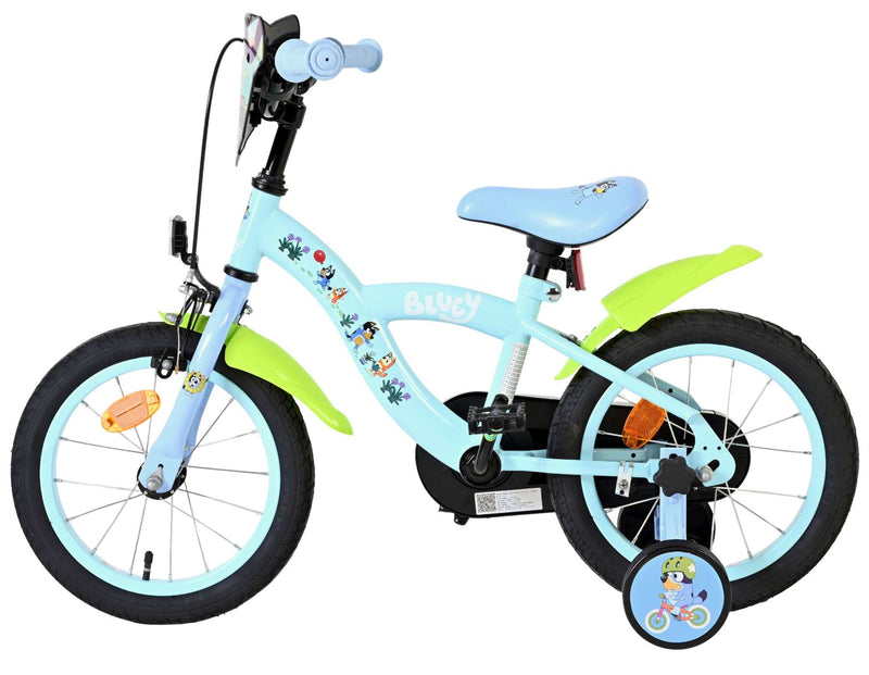 Load image into Gallery viewer, Bluey kinderfiets - 14 inch - lichtblauw
