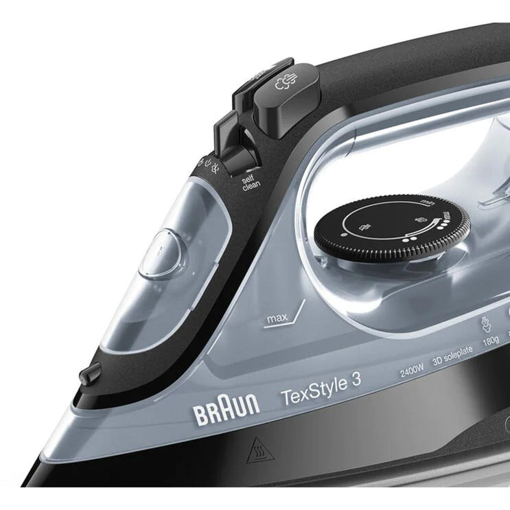 Laden Sie das Bild in Galerie -Viewer, Braun TexStyle 3 stoomstrijkijzer SI 3055 zwart
