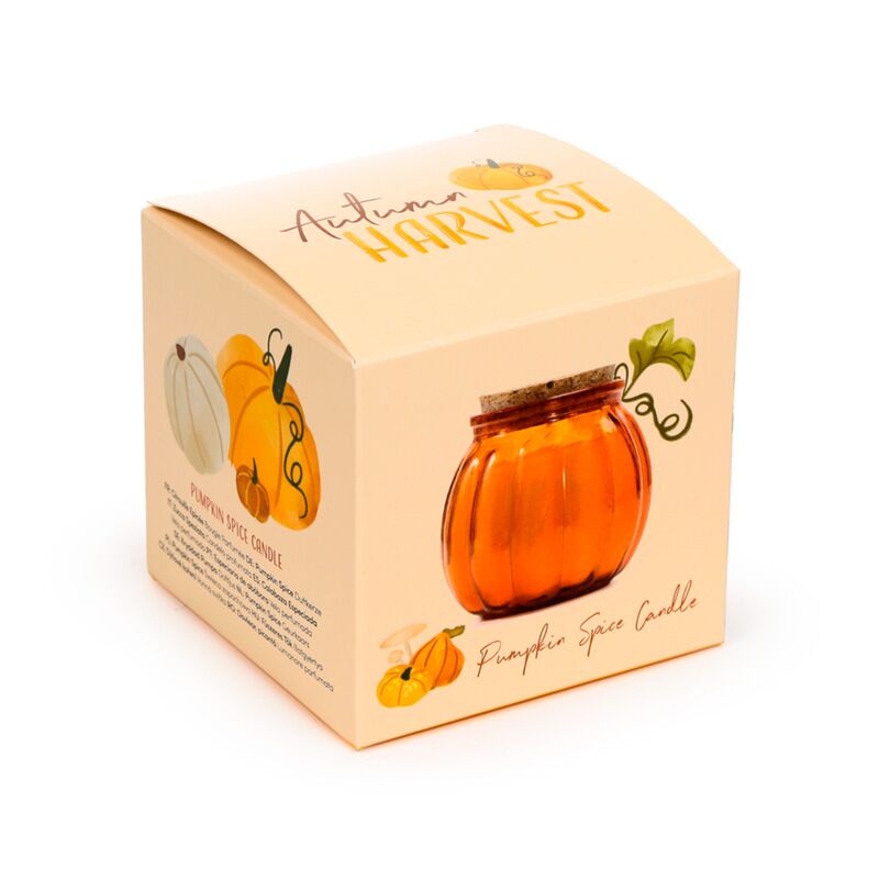 Load image into Gallery viewer, Autumn harvest pompoenkruiden soja wax kaarsenhouder