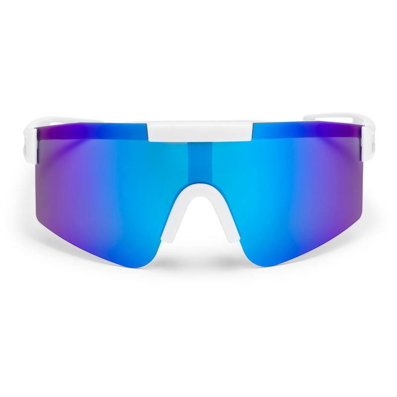 Load image into Gallery viewer, Chpo bril luca white blue mirror