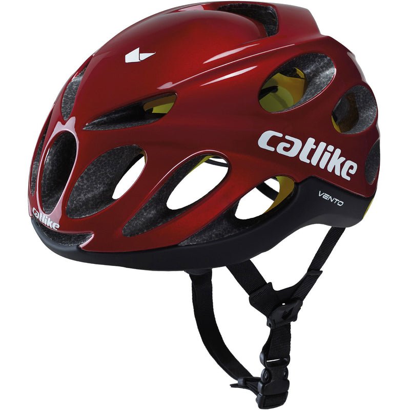 Afbeelding laden in galerijviewer, Catlike racehelm vento mips maat m 55-57cm red metallic