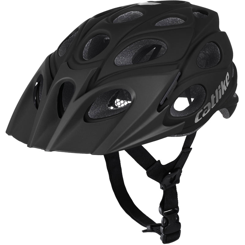Cargue la imagen en el visor de la galería, Buzaglo catlike mtb helm leaf maat m 55-57cm carbon black