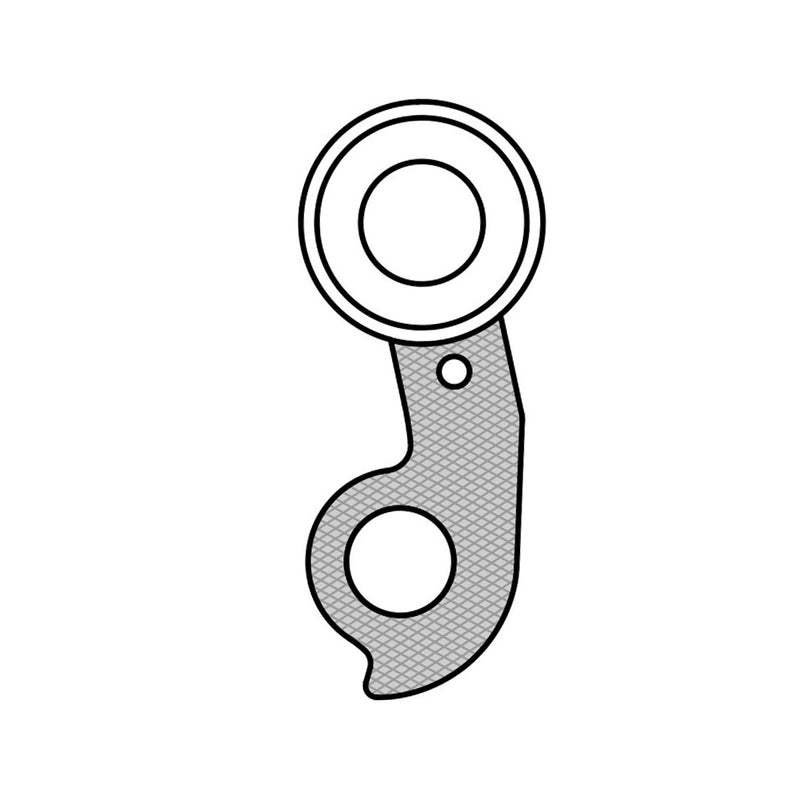 Load image into Gallery viewer, Union schaltauge dropout hg-242 incl. screws