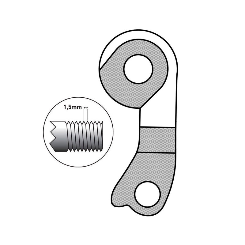 Afbeelding laden in galerijviewer, Union derailleurpad GH-250 Bulls