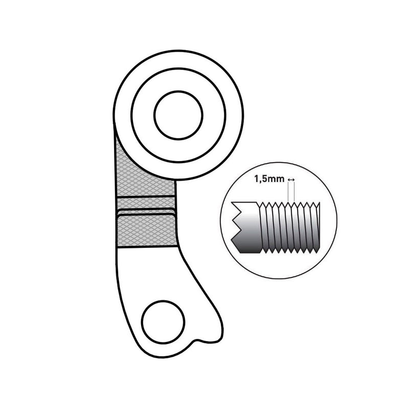 Afbeelding laden in galerijviewer, Union derailleurpad GH-250 Bulls
