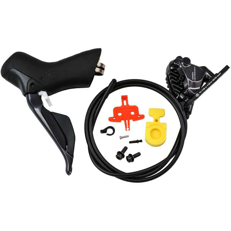 Cargue la imagen en el visor de la galería, Shimano schijfrem ultegra di2 set links st-r8170