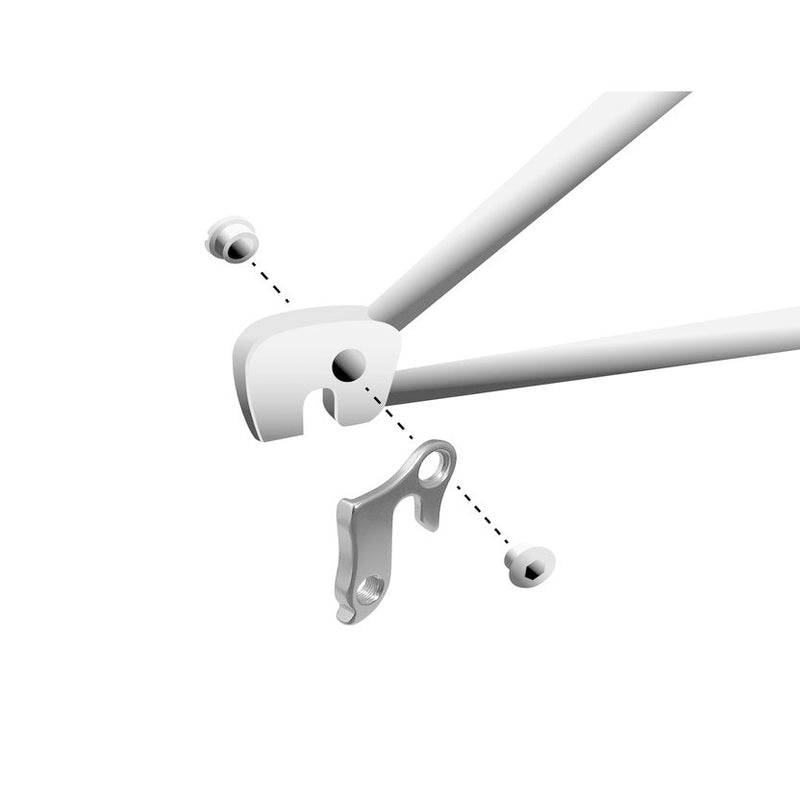 Load image into Gallery viewer, derailleurhanger GH-009 60 mm zilver